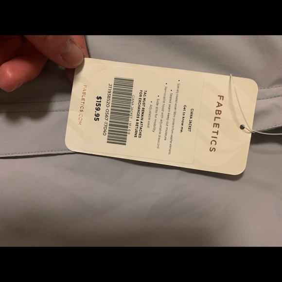 Fabletics Giana Jacket Grey NWT - Picture 9 of 10